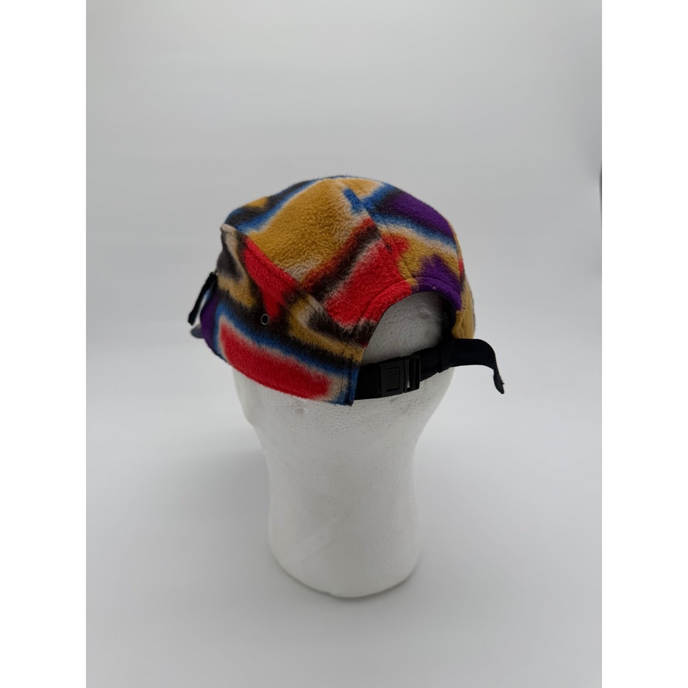 Vintage Patagonia Fleece Cap Aztec Pattern w/ Zip Pocket Rare Synchilla Hat - Picture 3 of 11